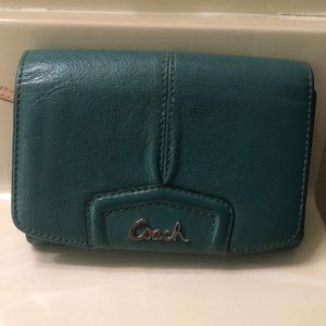 Beautiful Green Coach Wallet